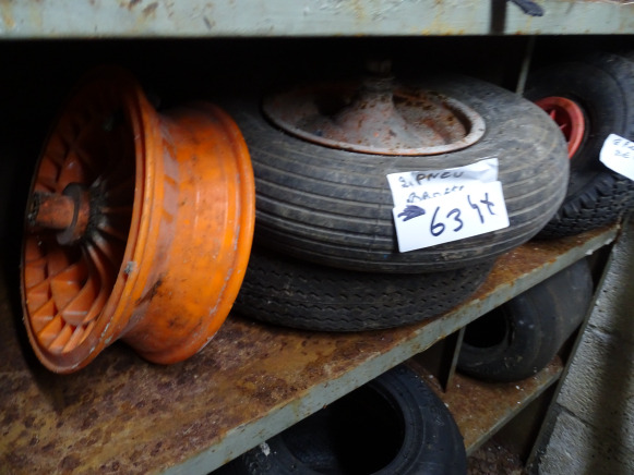 Roda completa para Trator 2 Roues de brouette, 2 Roues de diable, Jante plastique: foto 1