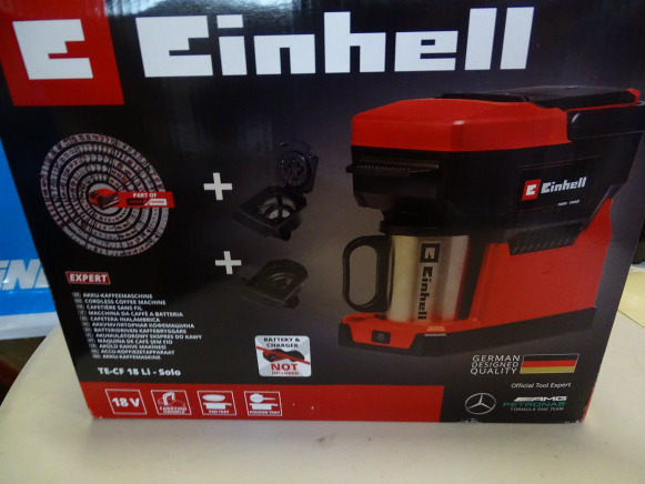 Cafetière sans fil EINHELL TE-CF 18 Li-Solo - Equipamento de processamento de alimentos: foto 2 Cafetière sans fil EINHELL TE-CF 18 Li-Solo - Equipamento de processamento de alimentos: foto 2