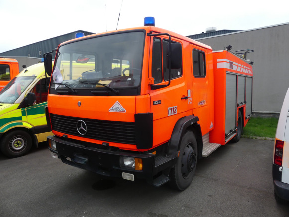 Carro de bombeiro Camion de pompier Mercedes-Benz 1124F (1996-31.393 km): foto 1