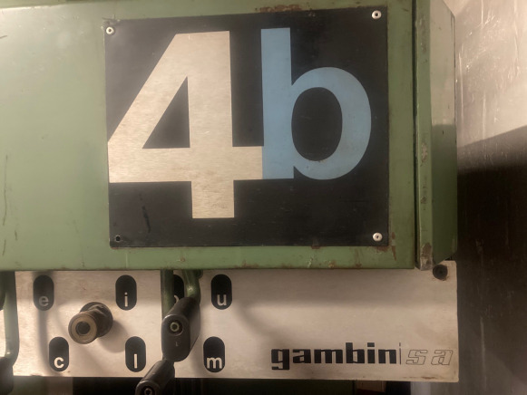 Fraiseuses universelles à console Gambin 4B - Fresadora: foto 5 Fraiseuses universelles à console Gambin 4B - Fresadora: foto 5