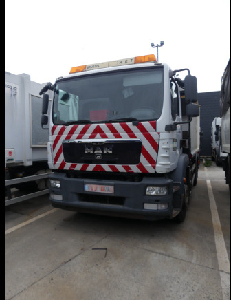 REF:10318 - Camion poubelle avec grue MAN TGM (2010-138.787 km) ( VIN:WMAN08ZZ2AY243367) - Caminhão de lixo: foto 1 REF:10318 - Camion poubelle avec grue MAN TGM (2010-138.787 km) ( VIN:WMAN08ZZ2AY243367) - Caminhão de lixo: foto 1