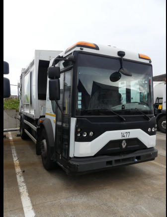 REF:1477 - Camion poubelle Renault Access (2014-173.146 km) (VIN:SEG1930BL5BD17887) - Caminhão de lixo: foto 3 REF:1477 - Camion poubelle Renault Access (2014-173.146 km) (VIN:SEG1930BL5BD17887) - Caminhão de lixo: foto 3