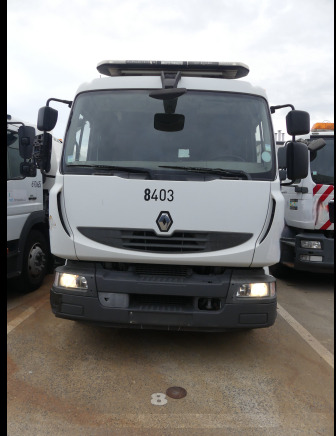REF:8403 - Camion poubelle Renault Midlum (2013-160.268 km)(VIN:VF644AHL000007252) - Caminhão de lixo: foto 2 REF:8403 - Camion poubelle Renault Midlum (2013-160.268 km)(VIN:VF644AHL000007252) - Caminhão de lixo: foto 2