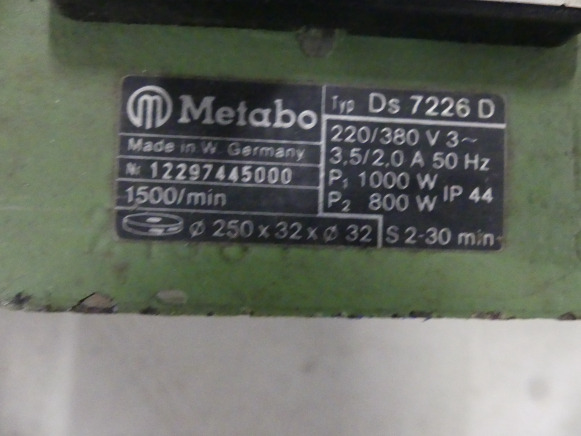 Touret à meuler double tété Métabo DS 7226D, Table de travail pliante Black&Decker (9714-040) - Máquina para metal: foto 3 Touret à meuler double tété Métabo DS 7226D, Table de travail pliante Black&Decker (9714-040) - Máquina para metal: foto 3
