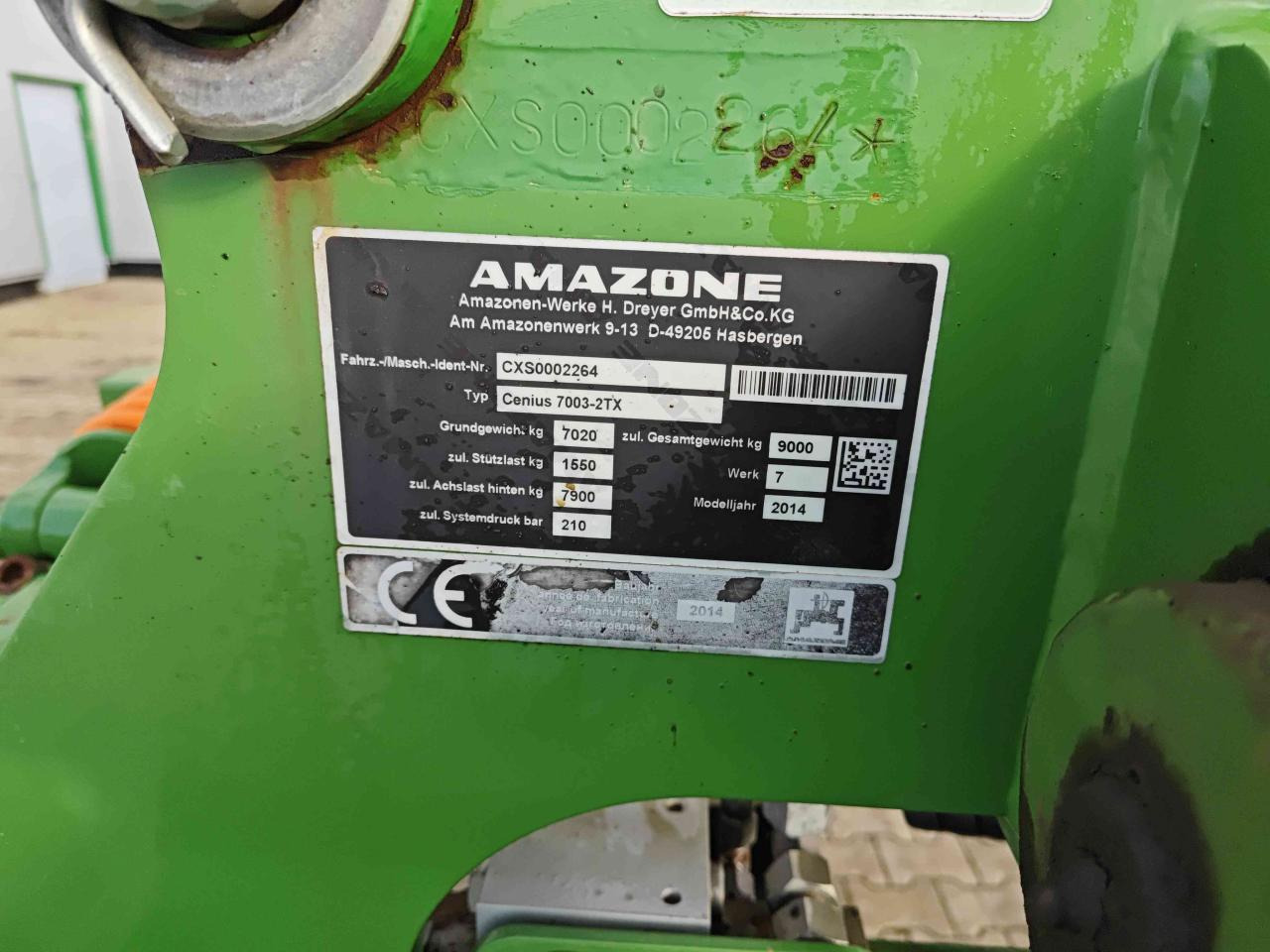 Cultivador Amazone Cenius 7003-2TX: foto 15
