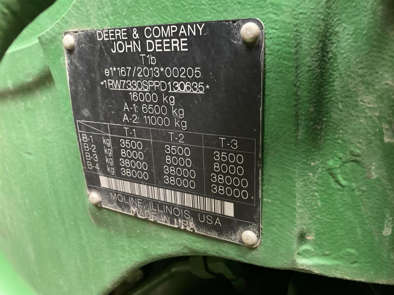 John Deere 7R 330 - Trator: foto 4 John Deere 7R 330 - Trator: foto 4