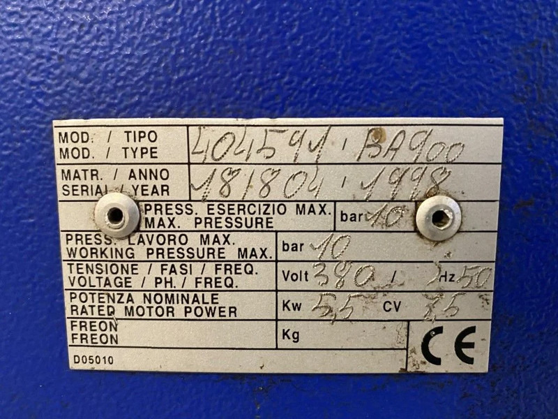 Airpress BA 900 5.5 kW 10 Bar 822 L / min Elektrische Zuigercompressor - Compressor de ar: foto 3 Airpress BA 900 5.5 kW 10 Bar 822 L / min Elektrische Zuigercompressor - Compressor de ar: foto 3