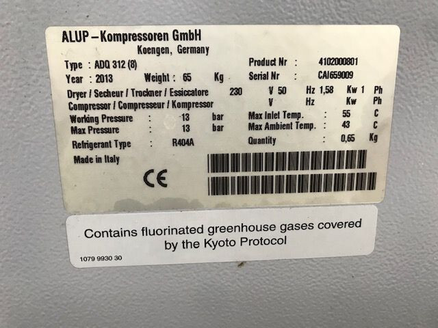 Alup ADQ 312 Luchtdroger 5.200 L/min. 13 Bar - Compressor de ar: foto 3 Alup ADQ 312 Luchtdroger 5.200 L/min. 13 Bar - Compressor de ar: foto 3