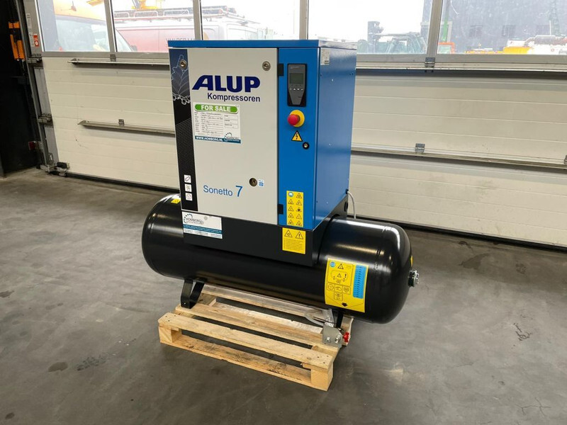 Alup Sonetto 7.5 + 200 Elektrische Schroefcompressor 5.5 kw 780 L / min 10 Bar - Compressor de ar: foto 4 Alup Sonetto 7.5 + 200 Elektrische Schroefcompressor 5.5 kw 780 L / min 10 Bar - Compressor de ar: foto 4