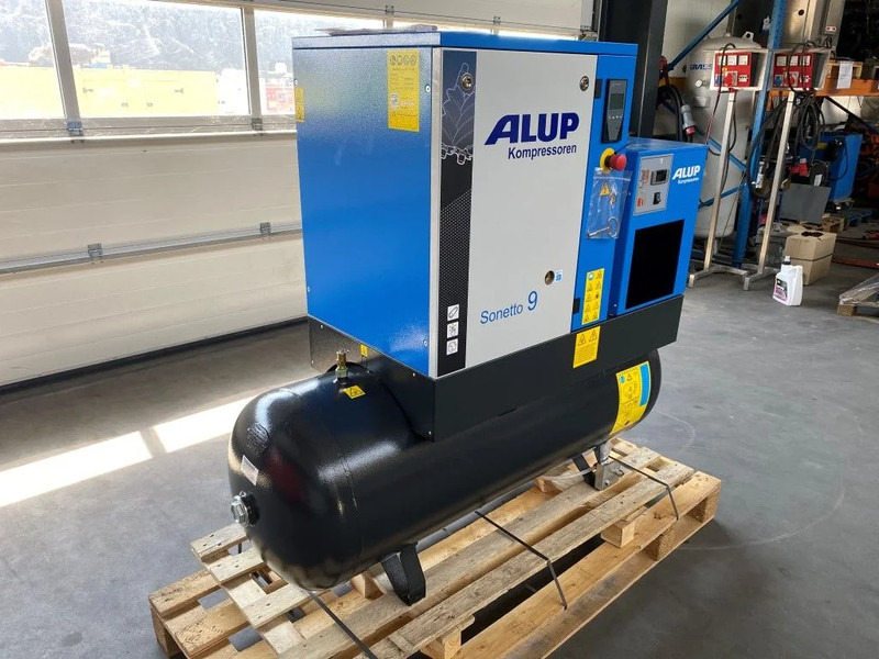 Alup Sonetto 9+ 270 Elektrische Schroefcompressor met ketel en droger 7.5 kW 980 L / min 10 Bar - Compressor de ar: foto 2 Alup Sonetto 9+ 270 Elektrische Schroefcompressor met ketel en droger 7.5 kW 980 L / min 10 Bar - Compressor de ar: foto 2