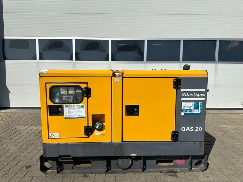 Atlas-Copco QAS 20 Kubota Leroy Somer 20 kVA Silent Rental generatorrset Stage 3A - Gerador elétrico: foto 1 Atlas-Copco QAS 20 Kubota Leroy Somer 20 kVA Silent Rental generatorrset Stage 3A - Gerador elétrico: foto 1
