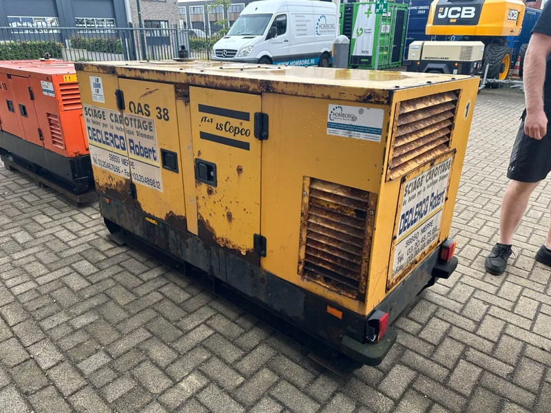 Gerador elétrico Atlas-Copco QAS 38 Yanmar Mecc Alte Spa 40 kVA Silent generatorset: foto 7