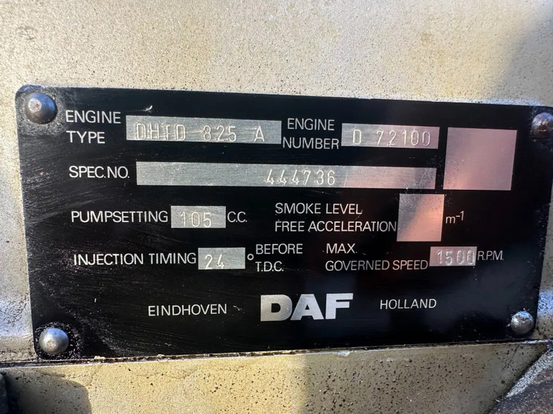 DAF DHTD 825 A 80 kVA noodstroom generatorset aggregaat ex Emergency - Gerador elétrico: foto 3 DAF DHTD 825 A 80 kVA noodstroom generatorset aggregaat ex Emergency - Gerador elétrico: foto 3