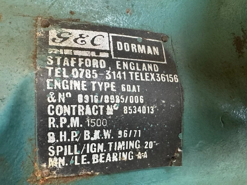 Dorman 6DAT 80 kVA generatorset ex Emergency 24 hours Noodstroom Aggregaat - Gerador elétrico: foto 4 Dorman 6DAT 80 kVA generatorset ex Emergency 24 hours Noodstroom Aggregaat - Gerador elétrico: foto 4