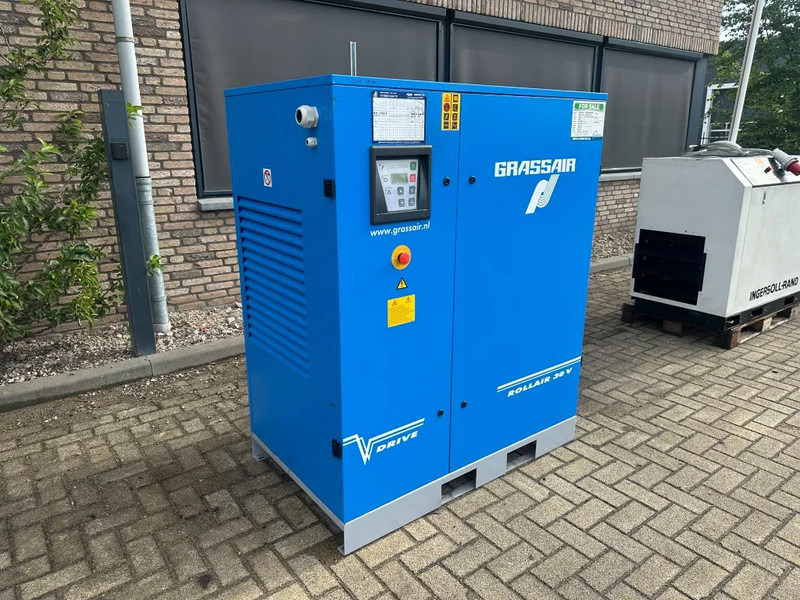 Grassair RLR 30 V9 Rollair 30V 22 kW 3000 L / min 10 Bar Elektrische Schroefcompressor Frequentiegeregeld - Compressor de ar: foto 2 Grassair RLR 30 V9 Rollair 30V 22 kW 3000 L / min 10 Bar Elektrische Schroefcompressor Frequentiegeregeld - Compressor de ar: foto 2