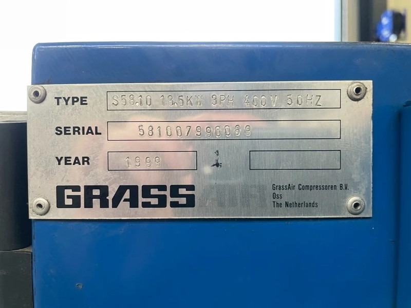 Grassair S58.10 Elektrische Schroefcompressor 18.5 kW 2500 L / min 10 Bar - Compressor de ar: foto 4 Grassair S58.10 Elektrische Schroefcompressor 18.5 kW 2500 L / min 10 Bar - Compressor de ar: foto 4