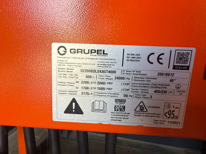 Grupel Baudouin 2200 kVA Silent generatorset in 40 ft container Overstock New ! - Gerador elétrico: foto 3 Grupel Baudouin 2200 kVA Silent generatorset in 40 ft container Overstock New ! - Gerador elétrico: foto 3