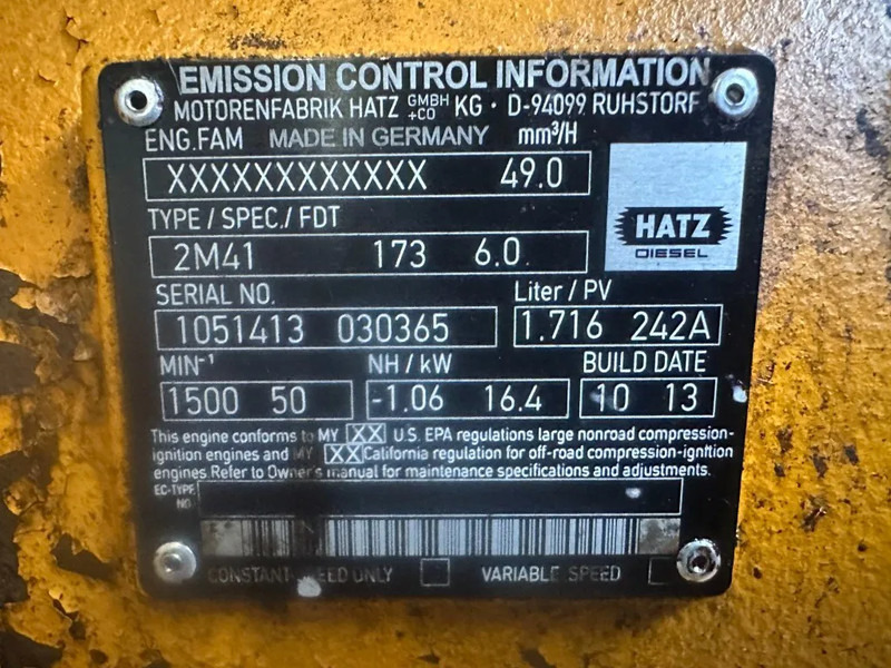 Hatz 2M41 Stamford 20 kVA generatorset - Gerador elétrico: foto 3 Hatz 2M41 Stamford 20 kVA generatorset - Gerador elétrico: foto 3