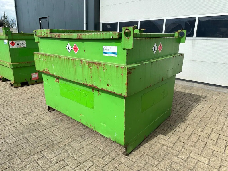 Depósito de armazenamento Kiwa IBC Steenbergen 2000 liter IBC Dieseltank met handpomp Milieutank: foto 8