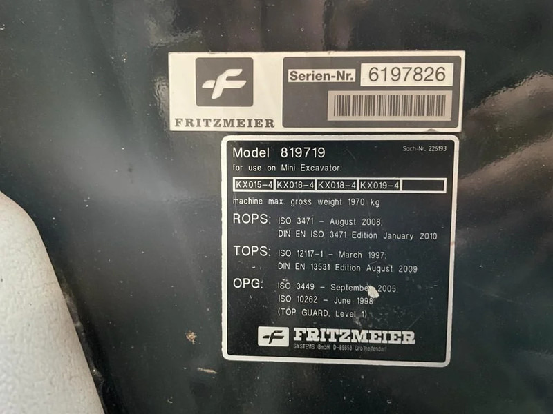 Kubota KX019-4 Mini Graver Rups Graafmachine Diesel as New ! - Mini escavadeira: foto 4 Kubota KX019-4 Mini Graver Rups Graafmachine Diesel as New ! - Mini escavadeira: foto 4