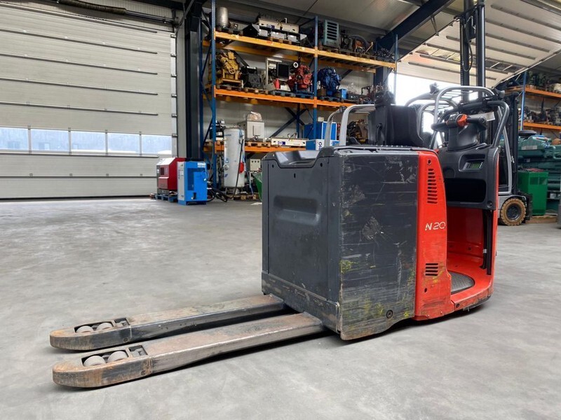 Linde N20 2 ton Elektrische Orderpicker Meerijder Palletwagen - Porta-palete: foto 1 Linde N20 2 ton Elektrische Orderpicker Meerijder Palletwagen - Porta-palete: foto 1