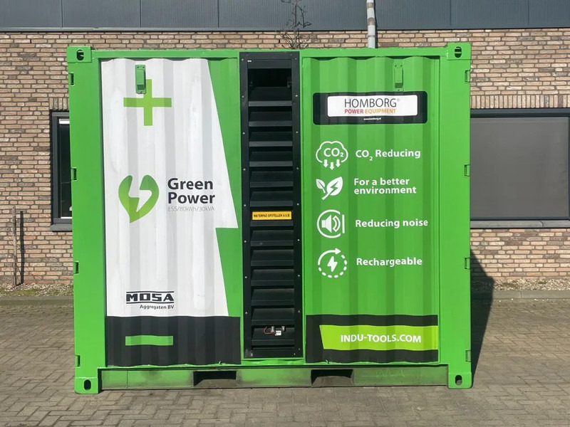 MOSA Hybride Perkins 66 kVA / 80 KWh accupakket - Gerador elétrico: foto 1 MOSA Hybride Perkins 66 kVA / 80 KWh accupakket - Gerador elétrico: foto 1