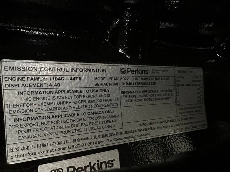 Gerador elétrico novo Perkins 1104C-44TAG2 Leroy Somer 110 kVA Silent generatorset LOADSHARING / SYNCHRONISING TO GRID: foto 17