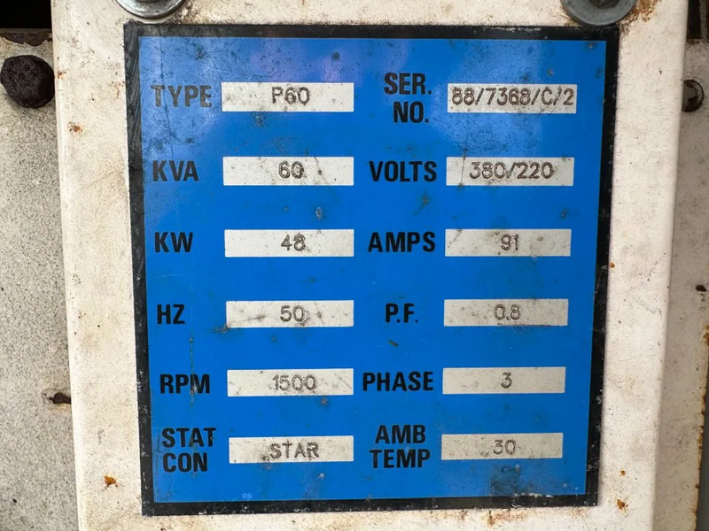 Perkins T4.236 FG Wilson Stamford 60 kVA Silent generatorset - Gerador elétrico: foto 3 Perkins T4.236 FG Wilson Stamford 60 kVA Silent generatorset - Gerador elétrico: foto 3