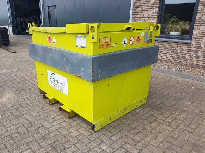 Dieseltank Steenbergen 2000 liter Kiwa IBC Dieseltank met handpomp - Depósito de armazenamento: foto 2 Dieseltank Steenbergen 2000 liter Kiwa IBC Dieseltank met handpomp - Depósito de armazenamento: foto 2