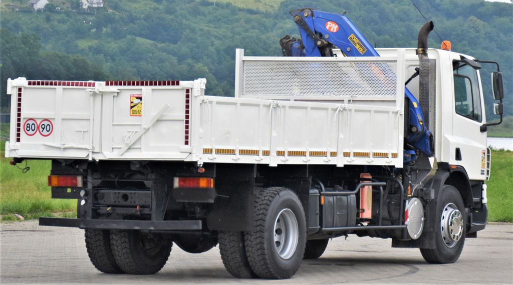 Camião grua, Camião basculante DAF CF 75.310 *Kipper 5,10 m + KRAN * TOPZUSTAND: foto 6