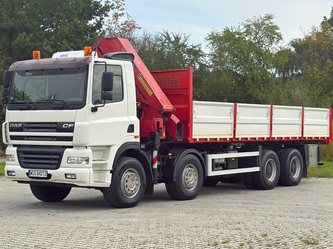 DAF CF 85.380 * HMF 2823 K6 (B3) + FUNK * 8x4 * TOP - Camião basculante, Camião grua: foto 4 DAF CF 85.380 * HMF 2823 K6 (B3) + FUNK * 8x4 * TOP - Camião basculante, Camião grua: foto 4