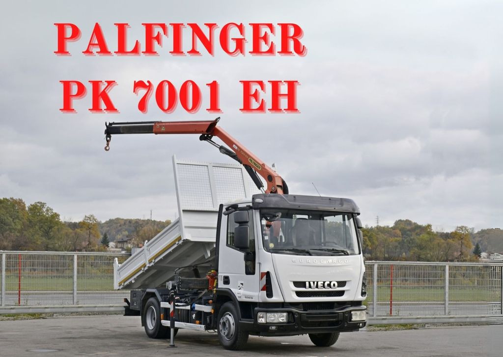 Iveco EUROCARGO 100E19 +PK 7001 H + FUNK * TOPZUSTAND - Carrinha basculante: foto 1 Iveco EUROCARGO 100E19 +PK 7001 H + FUNK * TOPZUSTAND - Carrinha basculante: foto 1