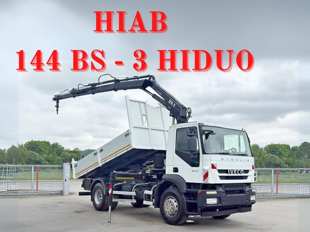 Iveco STRALIS 330 *HIAB 144 BS-3 HIDUO* TOPZUSTAND - Camião grua: foto 1 Iveco STRALIS 330 *HIAB 144 BS-3 HIDUO* TOPZUSTAND - Camião grua: foto 1