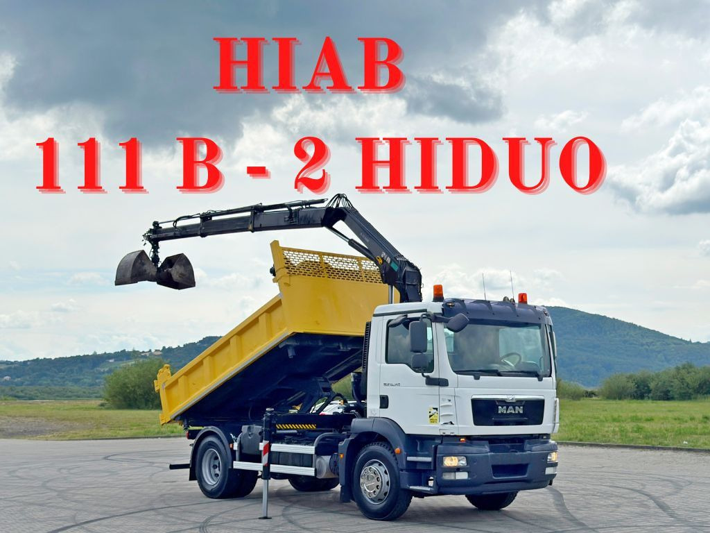 MAN TGM 18.340* KIPPER 4,05m*HIAB 111 B-2 HIDUO/FUNK - Camião grua: foto 1 MAN TGM 18.340* KIPPER 4,05m*HIAB 111 B-2 HIDUO/FUNK - Camião grua: foto 1