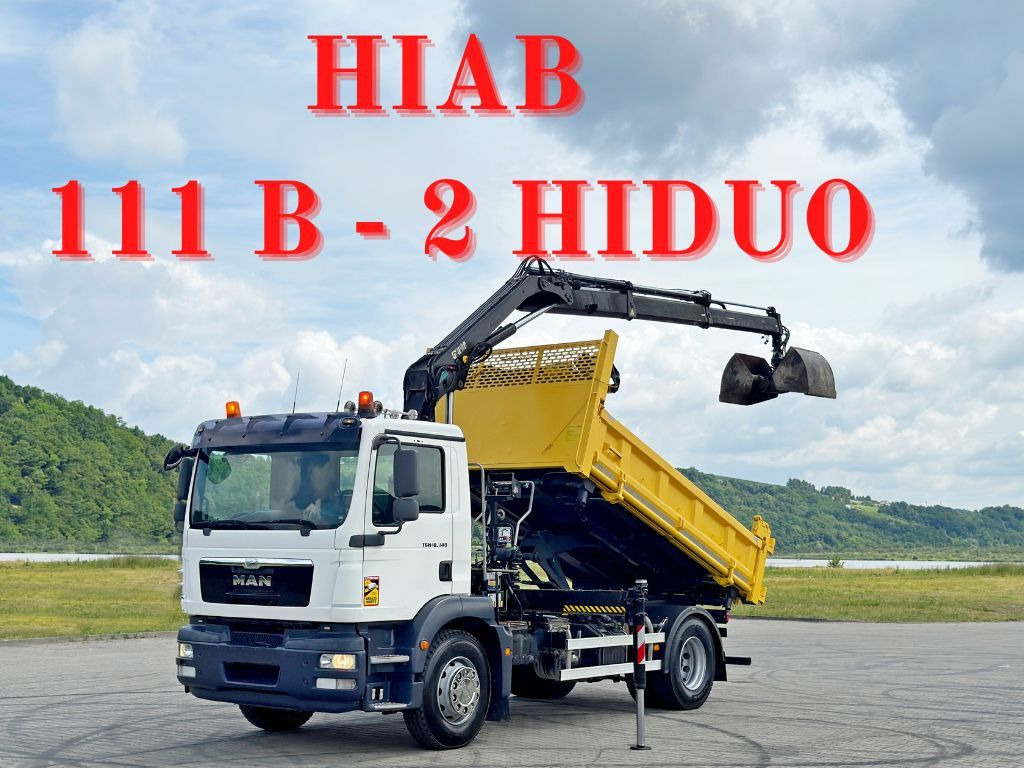 MAN TGM 18.340* KIPPER 4,05m*HIAB 111 B-2 HIDUO/FUNK - Camião basculante, Camião grua: foto 1 MAN TGM 18.340* KIPPER 4,05m*HIAB 111 B-2 HIDUO/FUNK - Camião basculante, Camião grua: foto 1