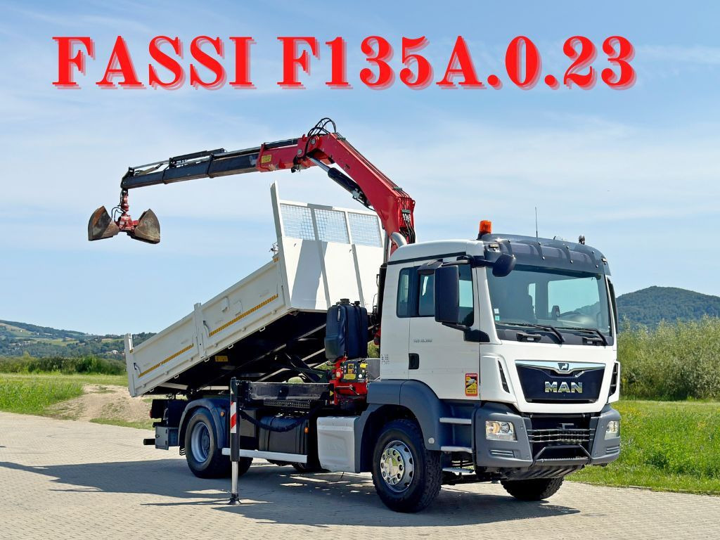 MAN TGS 18.360 * FASSI F135A.0.23 + FUNK * TOP - Camião grua: foto 1 MAN TGS 18.360 * FASSI F135A.0.23 + FUNK * TOP - Camião grua: foto 1