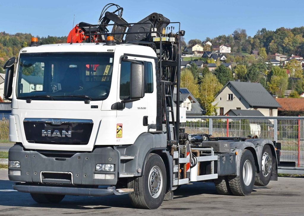 MAN TGS 26.360 Abrollkipper* KESLA 2114 Z * TOP - Camião polibenne, Camião grua: foto 4 MAN TGS 26.360 Abrollkipper* KESLA 2114 Z * TOP - Camião polibenne, Camião grua: foto 4
