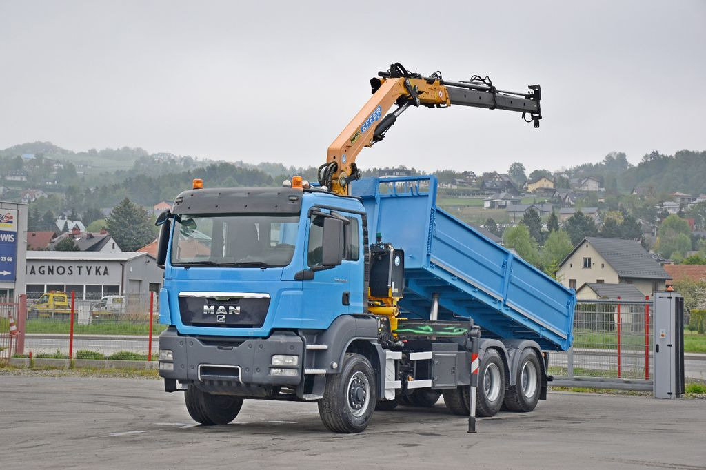 MAN TGS 26.360 Kipper 5,50m*EFFER 165.11/2S+FUNK*6x6 - Camião grua, Camião basculante: foto 2 MAN TGS 26.360 Kipper 5,50m*EFFER 165.11/2S+FUNK*6x6 - Camião grua, Camião basculante: foto 2