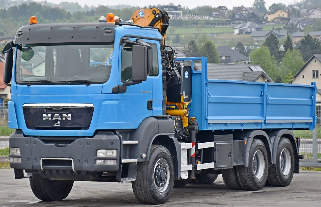 MAN TGS 26.360 Kipper 5,50m*EFFER 165.11/2S+FUNK*6x6 - Camião grua, Camião basculante: foto 4 MAN TGS 26.360 Kipper 5,50m*EFFER 165.11/2S+FUNK*6x6 - Camião grua, Camião basculante: foto 4