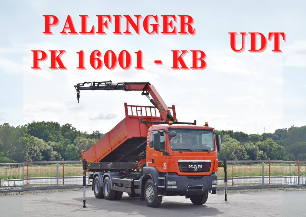 MAN TGS 26.360 Kipper 6,10m* PK 16001 - KB/FUNK* 6x4 - Camião basculante, Camião grua: foto 1 MAN TGS 26.360 Kipper 6,10m* PK 16001 - KB/FUNK* 6x4 - Camião basculante, Camião grua: foto 1