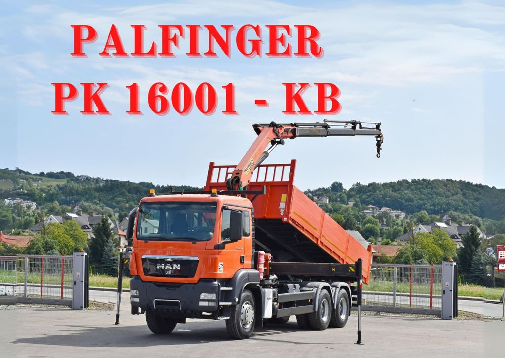 MAN TGS 26.360 Kipper 6,10m* PK 16001 - KB/FUNK* 6x4 - Camião grua, Camião basculante: foto 1 MAN TGS 26.360 Kipper 6,10m* PK 16001 - KB/FUNK* 6x4 - Camião grua, Camião basculante: foto 1