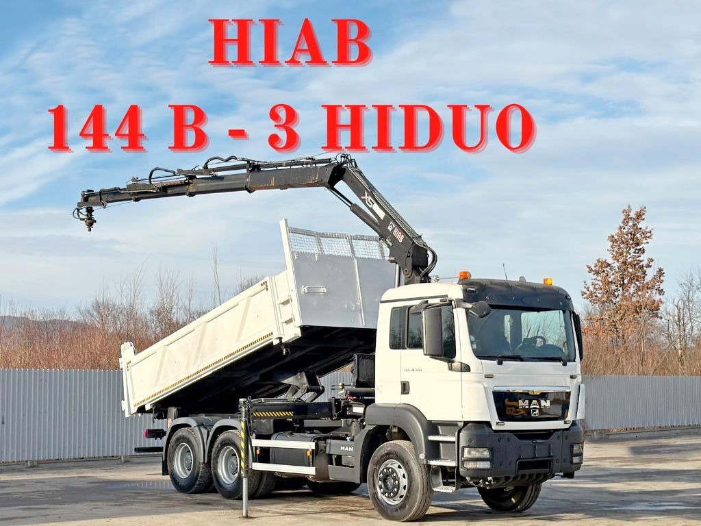 MAN TGS 26.400 * HIAB 144 B - 3 HIDUO + FUNK * 6x4 - Camião grua: foto 1 MAN TGS 26.400 * HIAB 144 B - 3 HIDUO + FUNK * 6x4 - Camião grua: foto 1