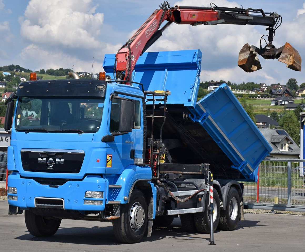 MAN TGS 26.400 Kipper 4,60m*PK F130A.22 + FUNK/6x4 MAN TGS 26.400 Kipper 4,60m*FASSI F130A.22 +FUNK/6x4 - Camião basculante, Camião grua: foto 3 MAN TGS 26.400 Kipper 4,60m*PK F130A.22 + FUNK/6x4 MAN TGS 26.400 Kipper 4,60m*FASSI F130A.22 +FUNK/6x4 - Camião basculante, Camião grua: foto 3