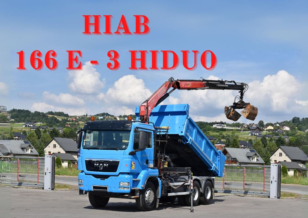 MAN TGS 26.400 Kipper 4,60m*PK F130A.22 + FUNK/6x4 - Camião basculante, Camião grua: foto 1 MAN TGS 26.400 Kipper 4,60m*PK F130A.22 + FUNK/6x4 - Camião basculante, Camião grua: foto 1