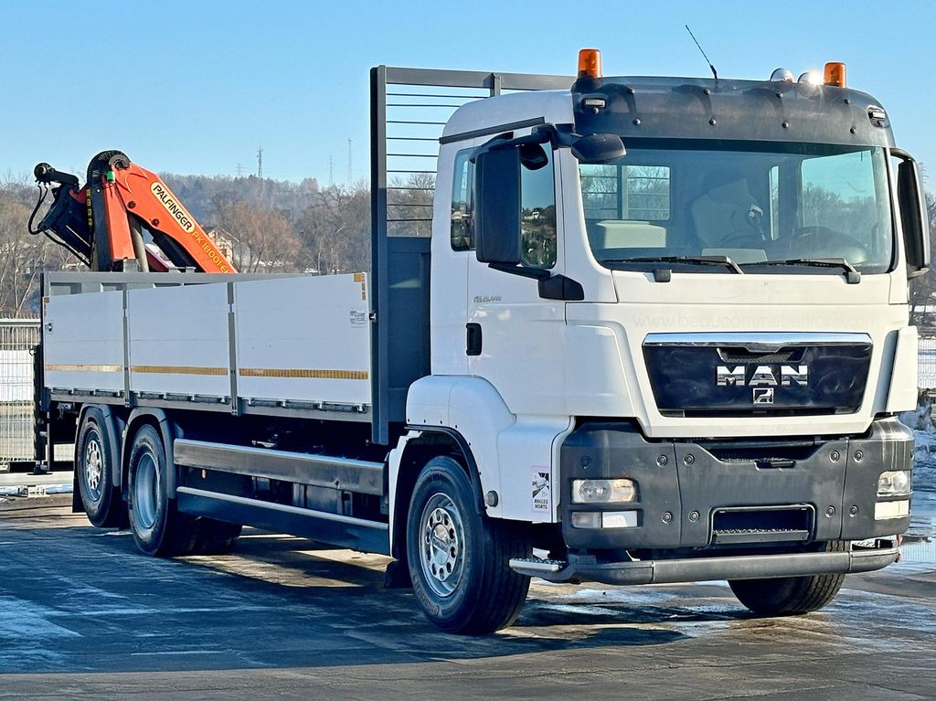 MAN TGS 26.440* PK 18001 - EH A + FUNK* TOPZUSTAND - Camião grua, Camião de caixa aberta/ Plataforma: foto 3 MAN TGS 26.440* PK 18001 - EH A + FUNK* TOPZUSTAND - Camião grua, Camião de caixa aberta/ Plataforma: foto 3