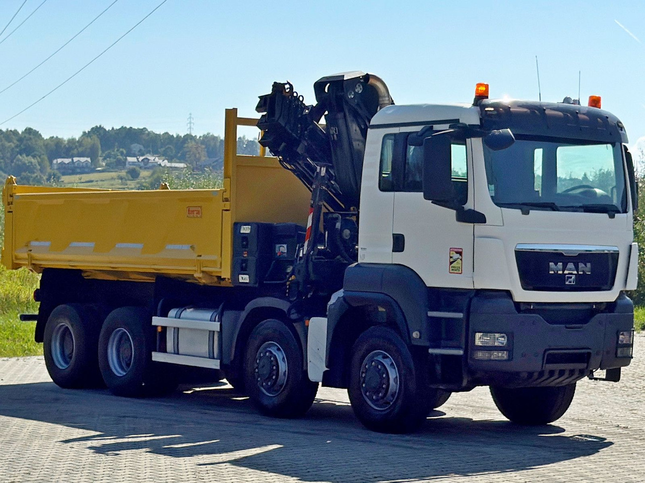 MAN TGS 32.510 * HIAB 288 EP - 5HIDUO/ FUNK * 8x8 - Camião basculante, Camião grua: foto 4 MAN TGS 32.510 * HIAB 288 EP - 5HIDUO/ FUNK * 8x8 - Camião basculante, Camião grua: foto 4