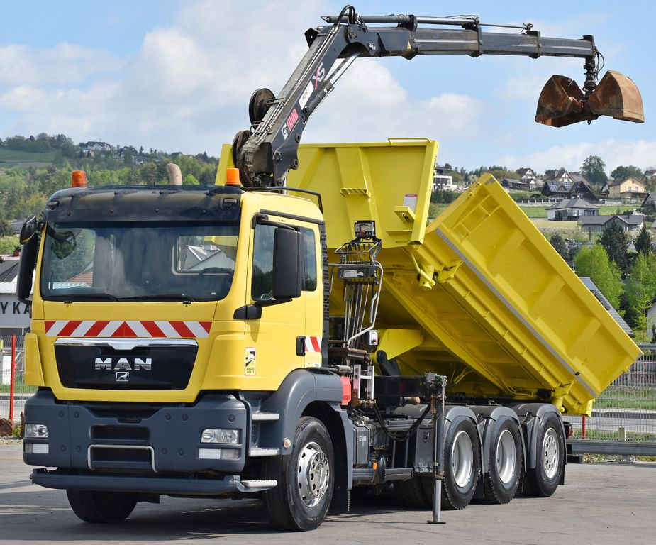 MAN TGS 35.440 * HIAB 122 B-3 DUO / 8x4 - Camião basculante, Camião grua: foto 3 MAN TGS 35.440 * HIAB 122 B-3 DUO / 8x4 - Camião basculante, Camião grua: foto 3
