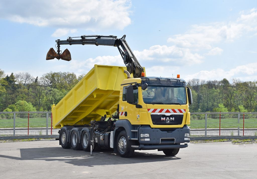 MAN TGS 35.440 * HIAB 122 B-3 DUO / 8x4 - Camião basculante, Camião grua: foto 2 MAN TGS 35.440 * HIAB 122 B-3 DUO / 8x4 - Camião basculante, Camião grua: foto 2