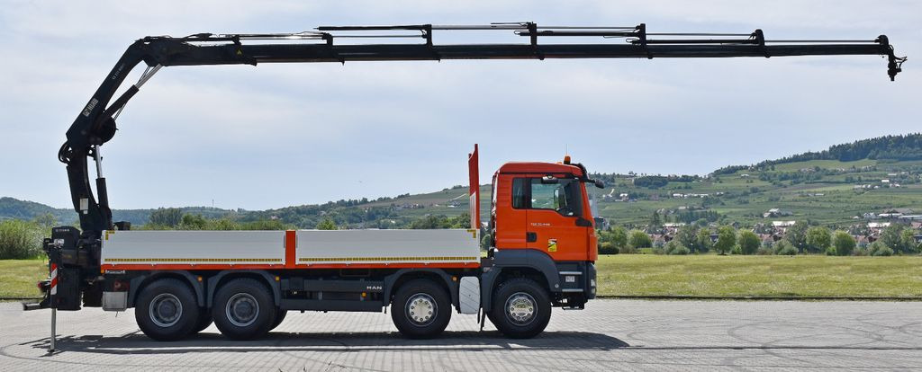 MAN TGS 35.440 * HIAB 211 E-6 HIDUO +FUNK / 8x4 - Camião grua, Camião de caixa aberta/ Plataforma: foto 5 MAN TGS 35.440 * HIAB 211 E-6 HIDUO +FUNK / 8x4 - Camião grua, Camião de caixa aberta/ Plataforma: foto 5