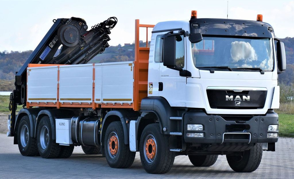 MAN TGS 35.440 * HIAB 322 EP-5HIPRO+FUNK / 8x4! - Camião grua, Camião de caixa aberta/ Plataforma: foto 4 MAN TGS 35.440 * HIAB 322 EP-5HIPRO+FUNK / 8x4! - Camião grua, Camião de caixa aberta/ Plataforma: foto 4